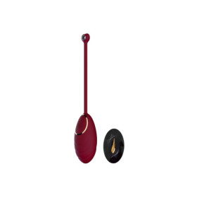 Œuf vibrant rouge avec télécommande USB 